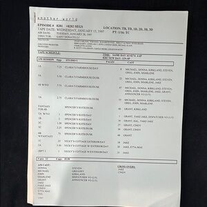 Another World Episode Script - Black and White
